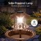 Best Choice Products Solar Outdoor Bird Bath Pedestal Fountain Garden Decoration w/ Fillable Planter Base